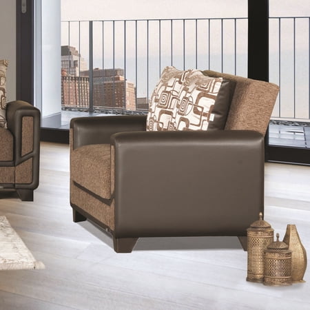 MONDO MODERN LOVESEAT BROWN 05-581