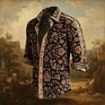 thumbnail image 2 of Vetsdori Mens Summer Collar Shirts Long Sleeve Big and Tall, Breathable Button down Work Casual Stylish Graphic Tops for Men, 2 of 6