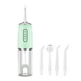 thumbnail image 3 of Flosser De Agua Dental Portátil, Irrigador Oral Eléctrico Recargable, 3 Modos, Hilo Dental De Agua, Limpiador Dental Resistente Al Agua Con 4 Boquillas Eigraketly CE007296-02, 3 of 6