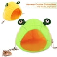 thumbnail image 3 of Creative Frog Shape Hamster Bed Large Space Mini Sleeping House - Fun and Comfortable Resting Spot, 3 of 8
