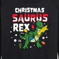 thumbnail image 3 of Toy Story - Christmas Saurus Rex - Women's Lightweight French Terry Long Sleeve Shirt, 3 of 5