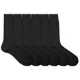 thumbnail image 2 of Jefferies Socks Boys Nylon Ribbed Crew Dress Socks 6 Pair Pack, 2 of 4