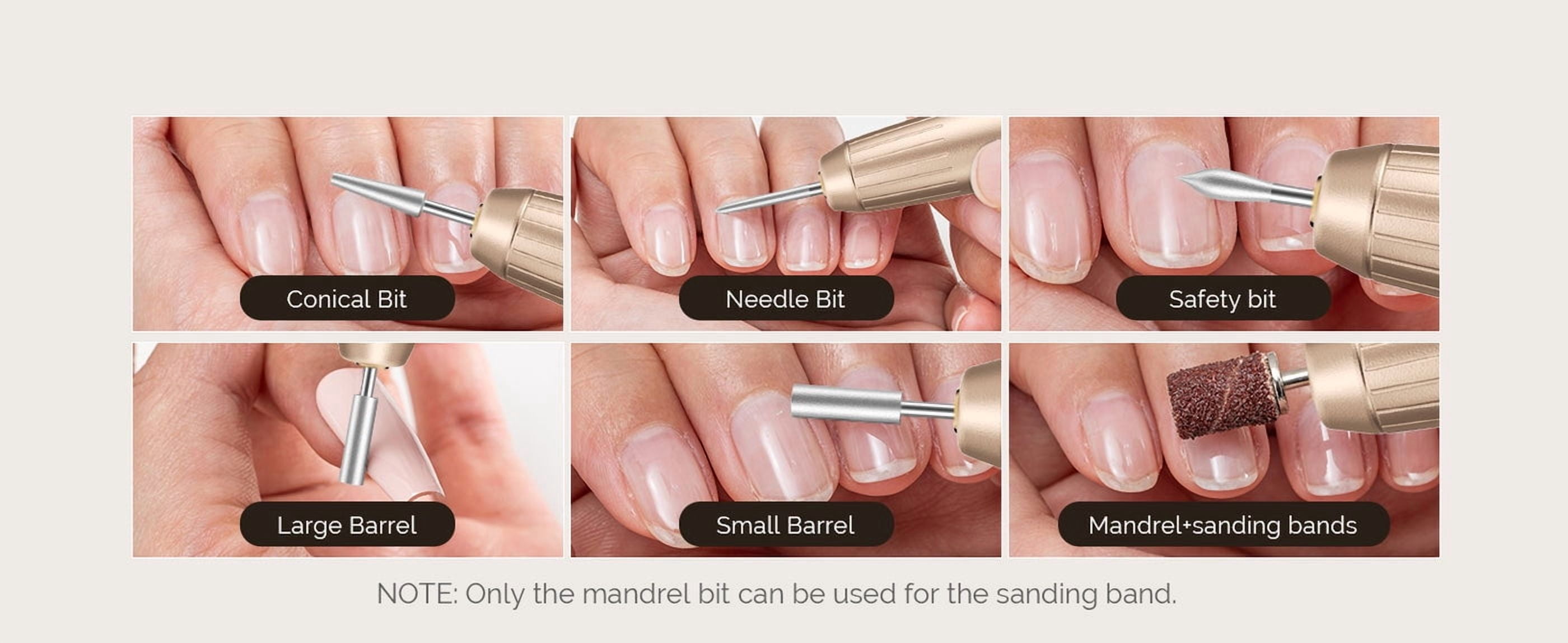 MelodySusie PC180E Cordless Rechargeable Nail Drill