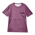 thumbnail image 5 of CAIXAI Maternity Summer Clothes Oversized Nursing T-Shirts for Breastfeeding with Hidden Zipper Loose Fit Raglan Short Sleeve Maternity Tops, 5 of 5