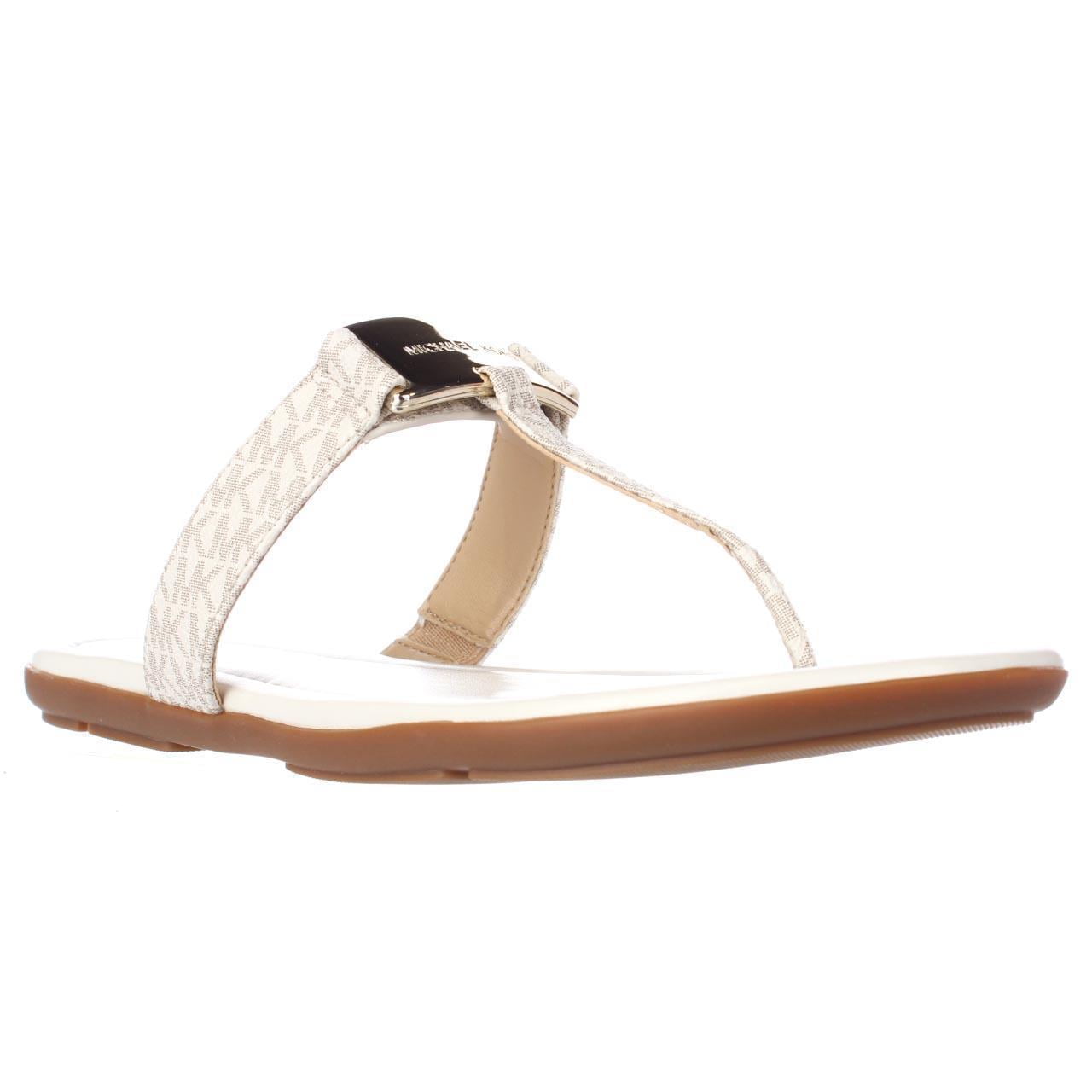 belk michael kors flip flops