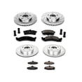 thumbnail image 3 of PowerStop Front and Rear Z23 Evolution Sport Carbon-Fiber Ceramic Brake Pad and Drilled & Slotted Rotor Kit Fits: CHEVROLET PONTIAC Select Models K1535, 3 of 10