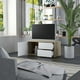 vidaXL TV Cabinet Blanc et Chêne Sonoma 31.5"x13.4"x14.2" Bois d'Ingénierie – image 3 sur 5