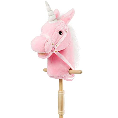 HollyHOME Stuffed Animal Unicorn Horse Pretty Plush Unicorn Pony Toy Pretend Play Horse 11 inches White