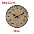 thumbnail image 4 of Outdoor Clock 30cm Fashion Lightweight Durable Decorative Waterproof Wall Clock, 4 of 9