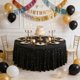 thumbnail image 5 of Round Tablecloth Glitter Wedding Glitter For Wedding Parties 47x47 Inches In A Variety Of Colors, 5 of 6