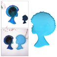 thumbnail image 3 of Molde de silicona para fundición de resina epoxi con forma de cabeza de niña, herramientas para manualidades con colgante de jabón de joyería, L Macarena moldes de resina epoxi, 3 of 8
