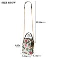 thumbnail image 2 of FORMRS Crossbody Bag for Women Quilted Travel Shoulder Cell Phone Purse with Chain Strap Handbag, White Christmas Holly, 2 of 7