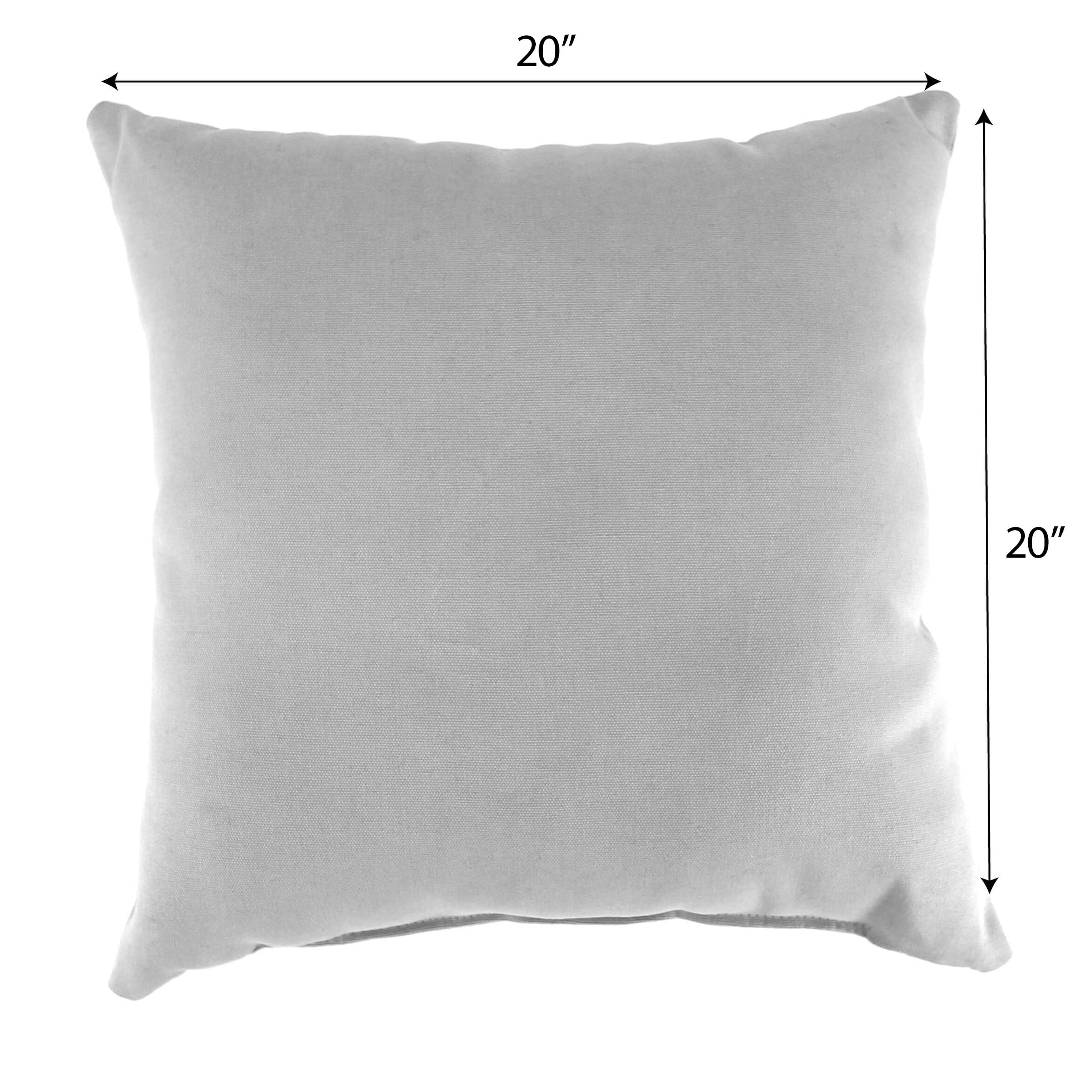 Jordan Manufacturing 20" x 20" Pinnacle Wine Solid Square Decorative Throw Pillow with Welt