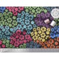 thumbnail image 3 of Soimoi Georgette Viscose Fabric Artistic Flower Decor Fabric Printed Yard 42 Inch Wide, 3 of 3
