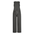 thumbnail image 5 of MSJUHEG Travel Outfits for Women 2 Piece Sets Two Piece Outfits Summer Crop Tops Wide Leg Pant Sets Workout Sets for Women 2 Piece Pants Set for Women Summer Two Piece Sets for Women Dressy Gray XL, 5 of 5
