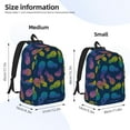 thumbnail image 3 of KLL Abstract Bright Pineapple Fruit Retro Print Travel Laptop Backpack - College Backpack Business Work Bag Nurse Bag Casual Daypack for Weekender Business Hiking -Medium, 3 of 6