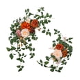 thumbnail image 2 of 2 piezas Boda Arch Flores Rose Artificial Swag Versátil Decoración de guirnaldas para el fondo de las vacaciones Día de San Valentín Oro, 2 of 8