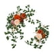 thumbnail image 2 of 2 piezas de flores de arco de boda, rosas artificiales, guirnalda de flores, hermosa decoración decorativa Oro, 2 of 9