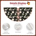 thumbnail image 3 of Sikiie Daisy Nativity Christmas Tree Skirt, Jesus Christian Winter Holiday Tree Mat Decoration(30-48IN)48", 3 of 6