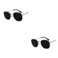 thumbnail image 3 of Thinsony Hexagonal Polarized Lightweight Frame Unisex Protection PC Hexagon Men Women Comfortable Silver black gray C1 2Set, 3 of 6