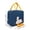 Navy, variant on Insulated Lunch Bag, 9x7.8in Portable Thermal Bento Tote with Cationic Cloth and Aluminum Foil Lining for Work School Travel and Picnic