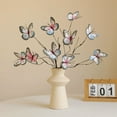 thumbnail image 4 of New 5 Dead Branches Butterflies Artificial Flowers Bouquet - DIY Home Decoration, Elegant Flower Arrangement with Artificial Flowers, 4 of 6