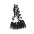 thumbnail image 3 of Extensión de cabello trenzado Extensión de trenza Peluca práctica y ligera Suave como el cabello 1B con línea de plata, 3 of 9