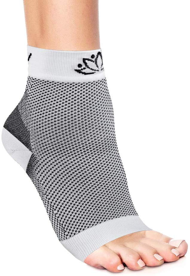 Serenily Plantar Faciitis Socks Toeless Socks for Foot Pain & Plantar