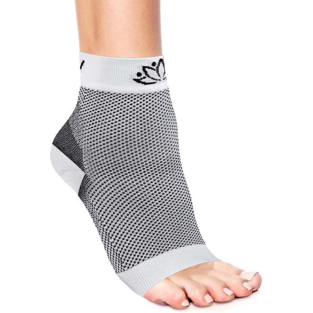 Serenily Plantar Faciitis Socks Toeless Socks for Foot Pain & Plantar