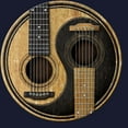 thumbnail image 3 of CafePress - Old And Worn Acoustic Guitars Yin Yang Sweatshirt - Classic Crew Neck Sweatshirt, 3 of 4