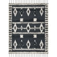 thumbnail image 2 of SAFAVIEH Kenya Charla Braided Abstract Fringe Area Rug, Charcoal/Ivory, 8' x 10', 2 of 7