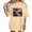 apricot-2, variant on UNISHE Women's Patriotic Cat Graphic Tee Americana Summer Print Short Sleeve Crew Neck Top