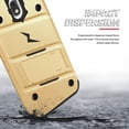 thumbnail image 6 of ZIZO BOLT Series Samsung Galaxy Amp Prime 3 Case Military Grade Drop Tested with Tempered Glass Screen Protector Holster GOLD BLACK, 6 of 6