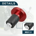thumbnail image 5 of Unique Bargains 2 Pcs Motorcycle Handlebar End Plug Aluminum Alloy 7/8" 22mm 32mm OD Fashionable Red, 5 of 6
