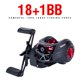 thumbnail image 3 of 18 + 1BB Carrete De Pesca Baitcasting Mano Derecha Izquierda Max Drag 10kg Jigging 7 . 2 : 1 De Mar De Alta Velocidad Al Aire Libre Agua Salada, 3 of 4