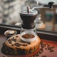 thumbnail image 2 of MesaSe 1PC Stainless Steel Hand Crank Coffee Grinder - Portable & Precise Manual Bean Grinder with Graduated Settings - Perfect for Home  Kitchen  and Restaurant Use - Compact & Versatile, 2 of 6