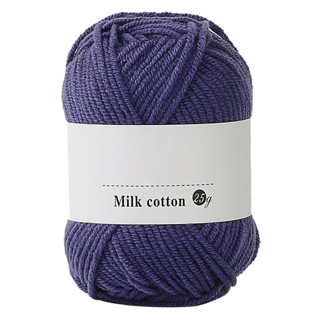 Colorful Hand Knitting 25g Knitting Crochet Milk Soft Baby Cotton Wool Yarn