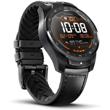 Ticwatch Pro 2020 Smartwatch 1GB RAM, GPS Layered Display Long Battery Life, Wear OS by Google, NFC, 24H Heart Rate, Sleep Tracking, Music, IP68 Water Resistance, Compatible with Android/iOS, Black