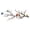 Realistic, variant on ESTART Large Vintage Metal Birds on Branch Wall Art, Leaf Silhouette Hanging Wall Sculpture, Rustic Outdoor Decor for Home, Balcony and Garden