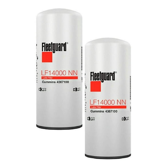 LF14000NN Fleetguard, Lube Filter Pack of 2