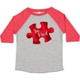 thumbnail image 3 of Inktastic Autism Awareness Be Kind Red Puzzle Piece Boys or Girls Toddler T-Shirt, 3 of 5