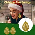 thumbnail image 1 of Pendientes para mujer, regalos para mujer, pendientes de cuero estilo navideño para niña que añaden un toque festivo, anillos de moda., 1 of 2