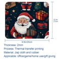 thumbnail image 5 of Santa Claus Printed Gaming Mousepad Desk Mat, Non-Slip Rubber Bottom Mouse Mat 8.3x9.8 Inch - Suitable for Office and Gaming, 5 of 6