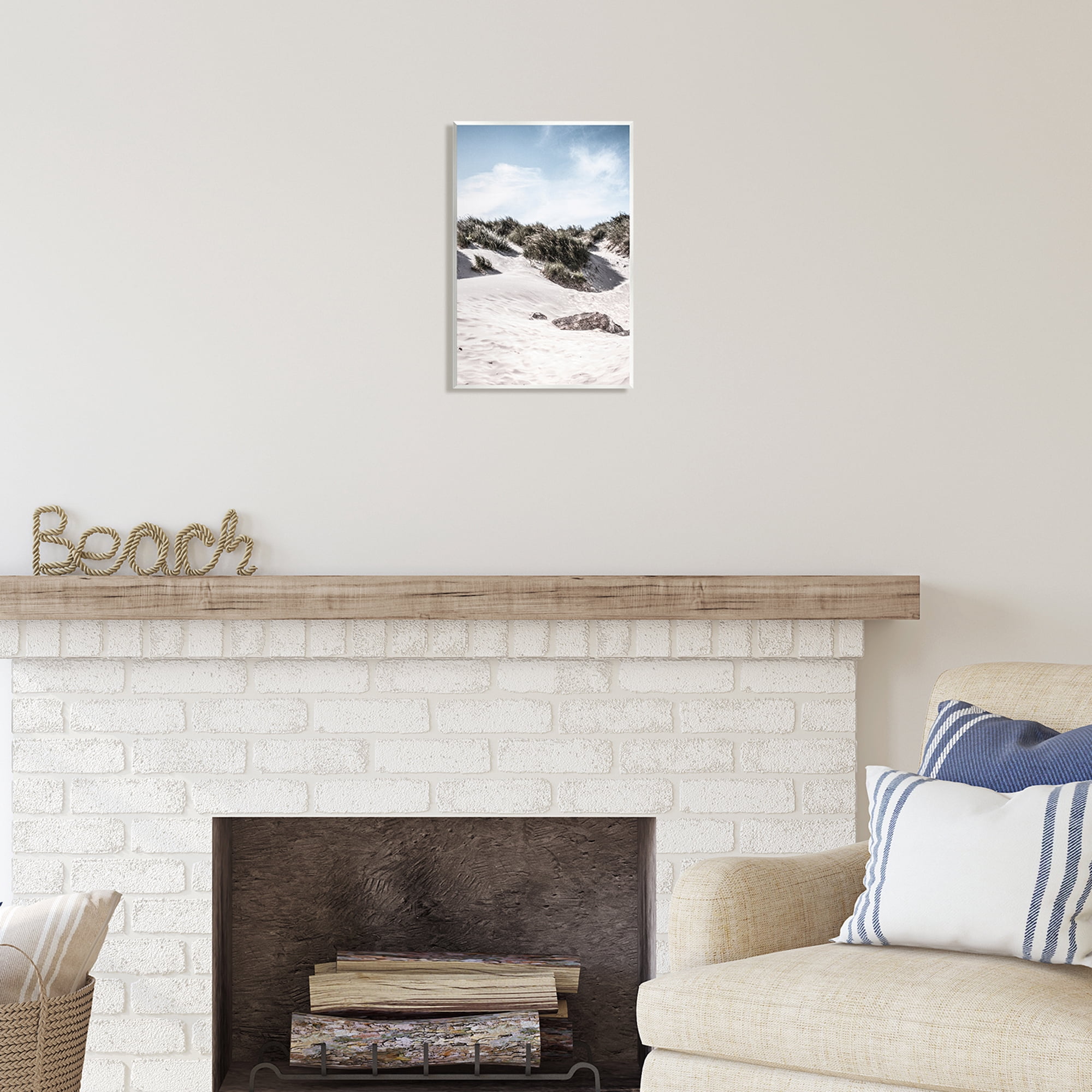 Stupell Industries Summer Sand Dunes Nature Photography Unframed Art Print Wall Art, 10 x 15