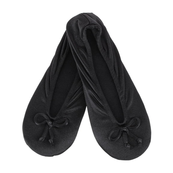 Isotoner Satin Classic Ballerina Slippers (Women's)