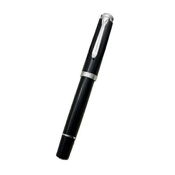 Piston Fountain Pen Transparent EF/F/M 0.38/0.5/0.7mm Nib Writing Ink Pen Office School Supplies(L,Schmidt EF(0.4mm))