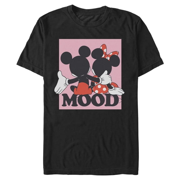 Mens Mickey & Friends Cute Couple Mood T Shirt