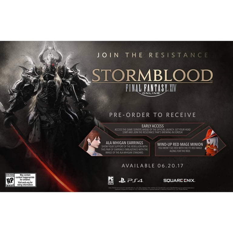 Final Fantasy XIV: Stormblood Expansion Pack, Square Enix