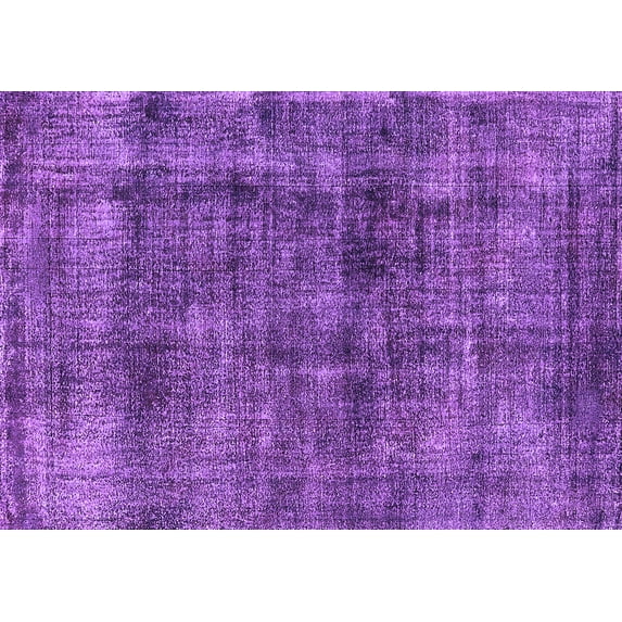 Ahgly Company Indoor Rectangle Oriental Purple Industrial Area Rugs, 6' x 9'
