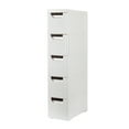 thumbnail image 3 of UWR-Nite Dresser Storage Drawer Units Narrow Rolling Storage Cabinet Plastic 5-Drawer Storage Cart on Wheels, Standing Shelf Units for Bathroom Bedroom Office Kitchen Living Room, 3 of 7
